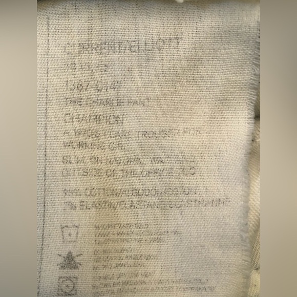 Current Elliott Charlie Pant Champion 1970s Flare Trouser Relaxed Jeans 30 - Picture 10 of 16